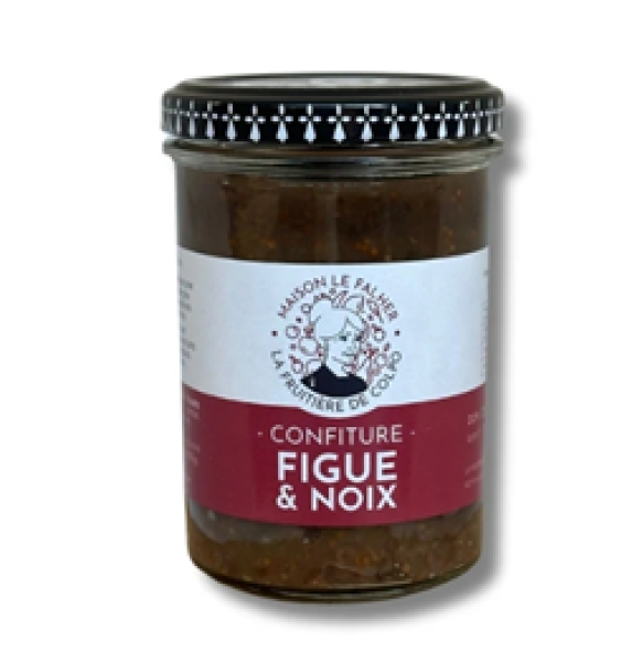 Fruchtiger Feigenaufstrich mit knackigen Walnüssen, traditionell hergestellt in der Bretagne